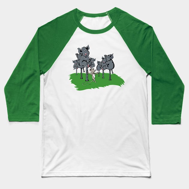 African Safari Wildlife Baseball T-Shirt by ReignGFX